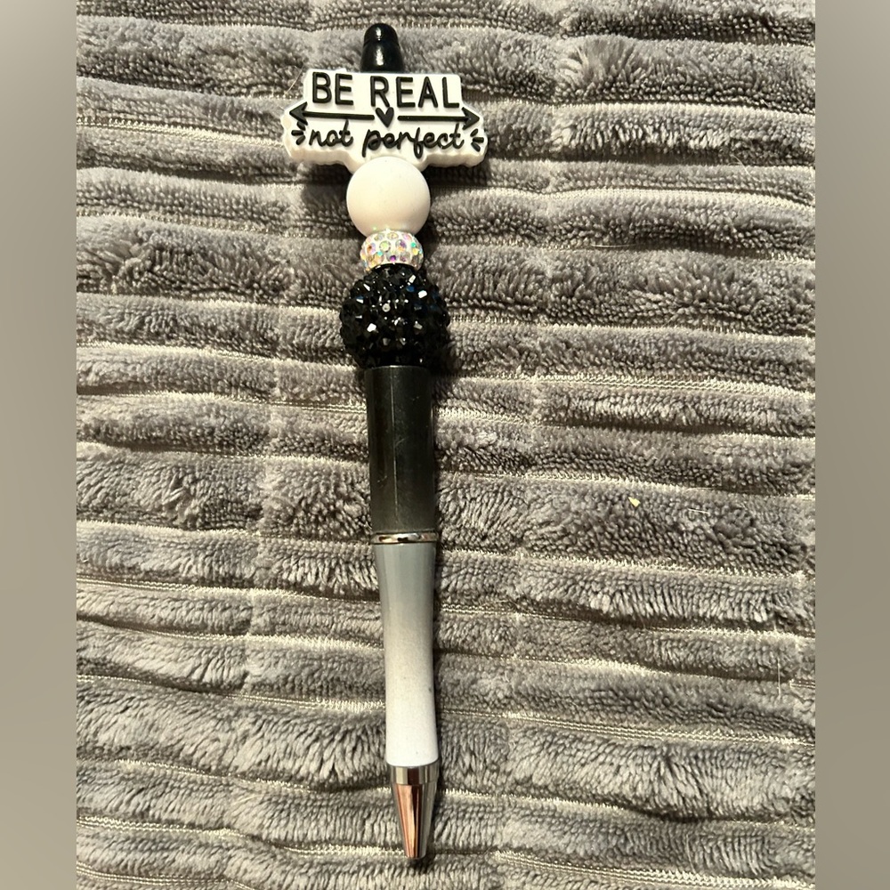 Beaded Pen with Inspirational Message